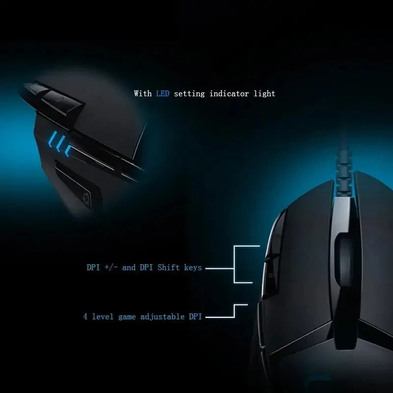 Logitech G402 Wired USB Gaming Mouse 4000DPI for Gamers